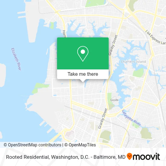 Rooted Residential map