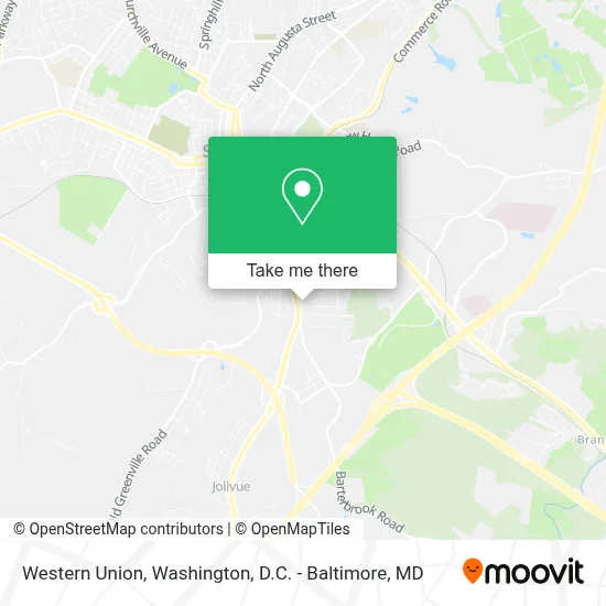 Western Union map