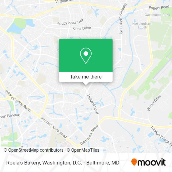 Roela's Bakery map