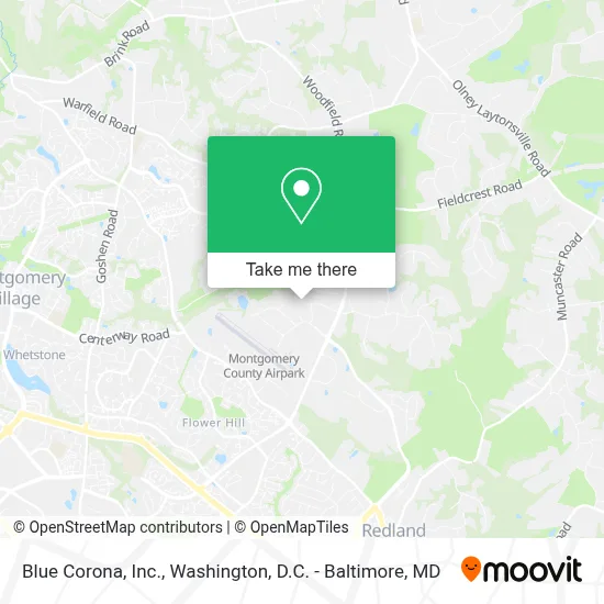 Blue Corona, Inc. map