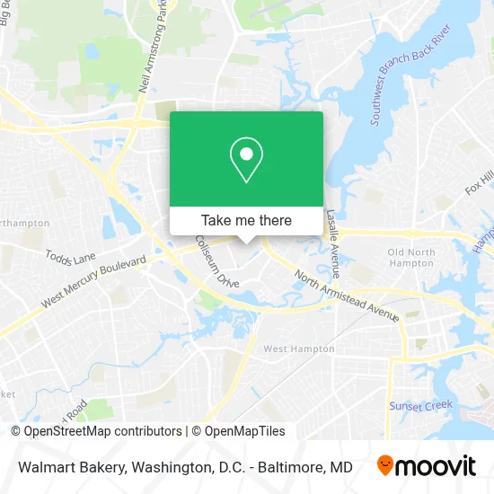 Walmart Bakery map