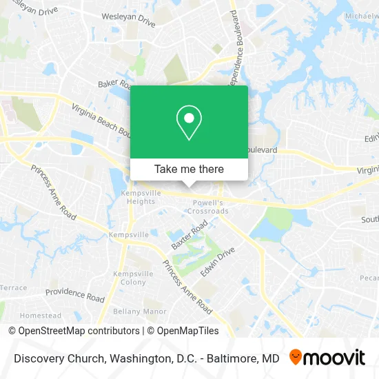 Discovery Church map