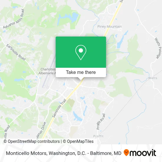 Monticello Motors map