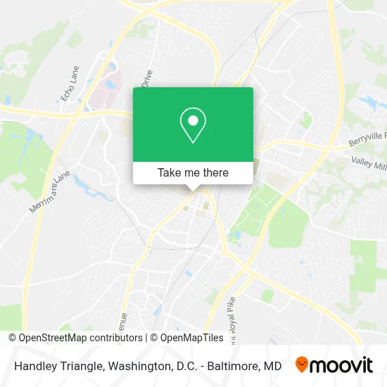 Handley Triangle map