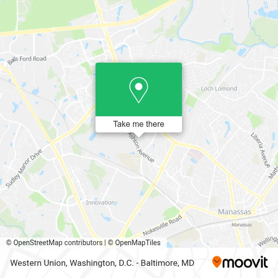 Western Union map