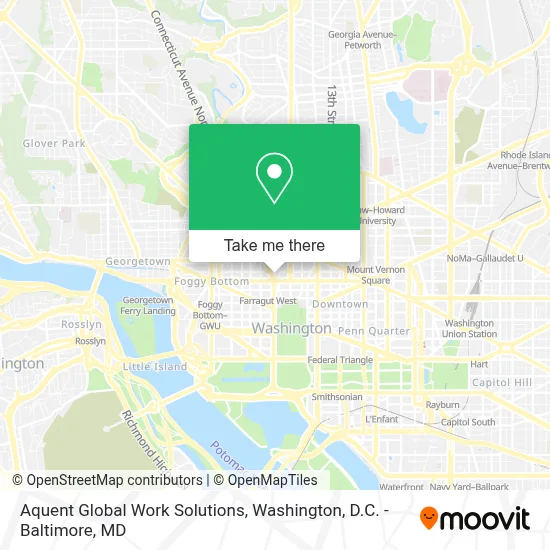Aquent Global Work Solutions map