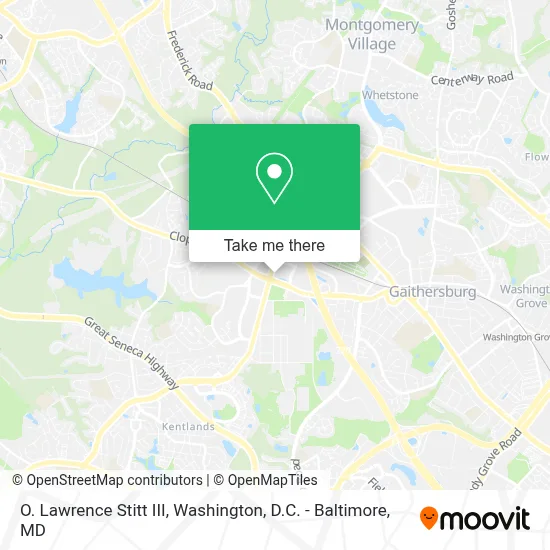 O. Lawrence Stitt III map
