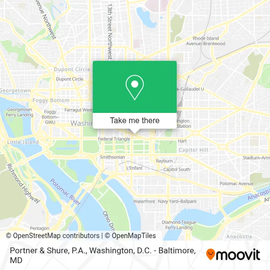 Portner & Shure, P.A. map