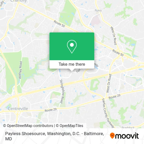 Payless Shoesource map
