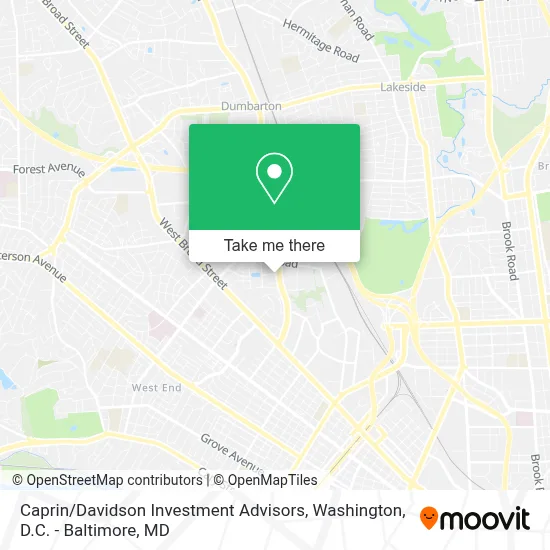 Caprin / Davidson Investment Advisors map