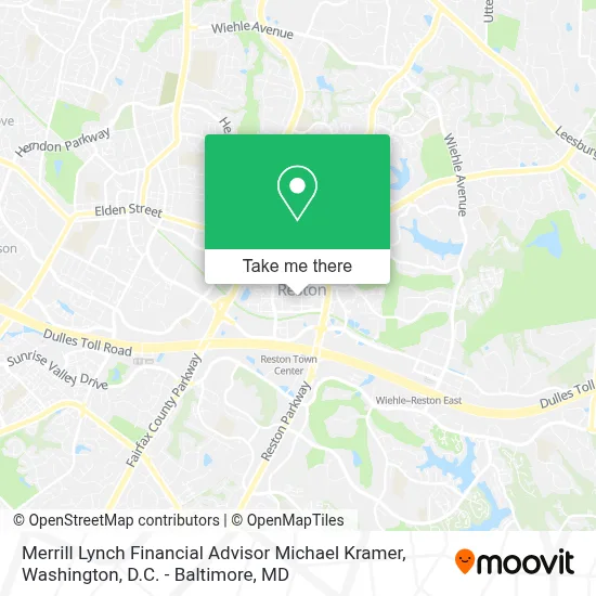 Merrill Lynch Financial Advisor Michael Kramer map