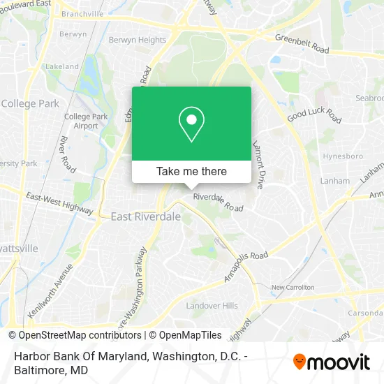 Harbor Bank Of Maryland map
