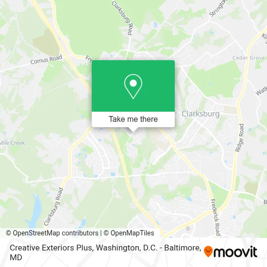 Creative Exteriors Plus map