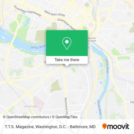 T.T.S. Magazine map