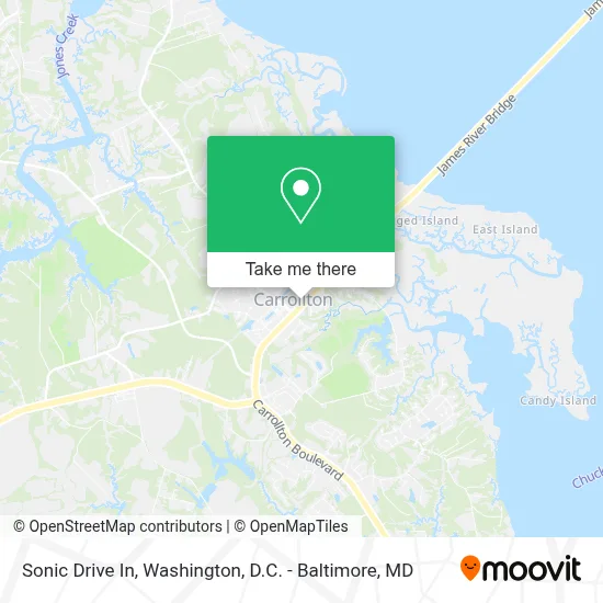 Sonic Drive In map