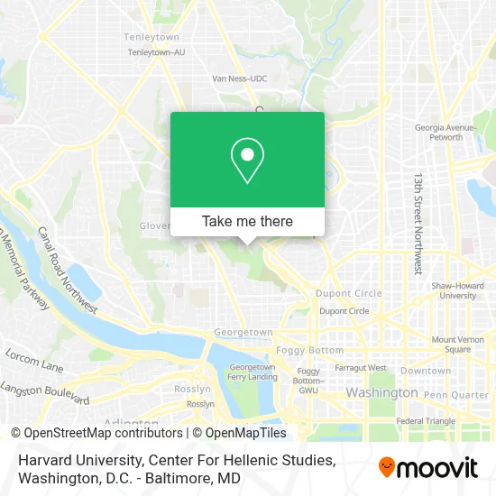 Harvard University, Center For Hellenic Studies map