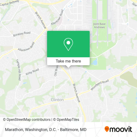 Marathon map