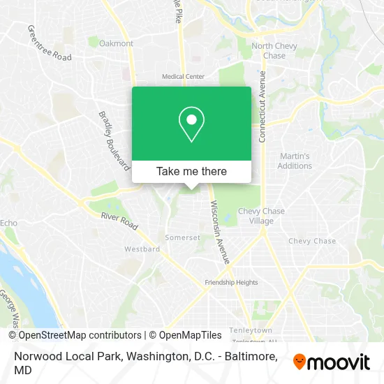 Norwood Local Park map