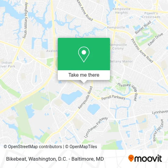 Bikebeat map