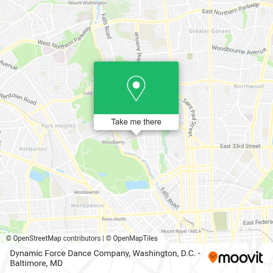 Dynamic Force Dance Company map