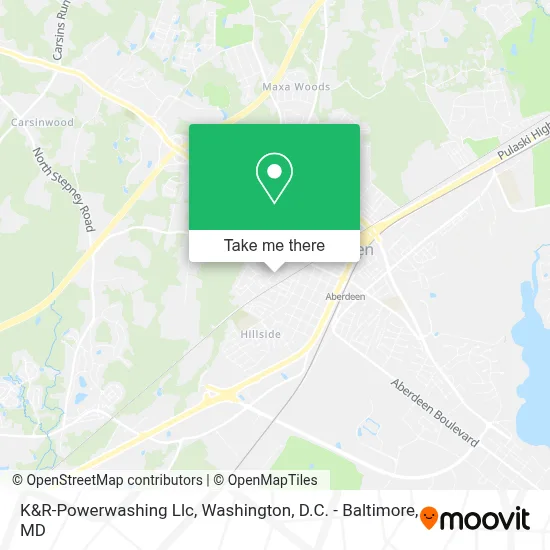 K&R-Powerwashing Llc map