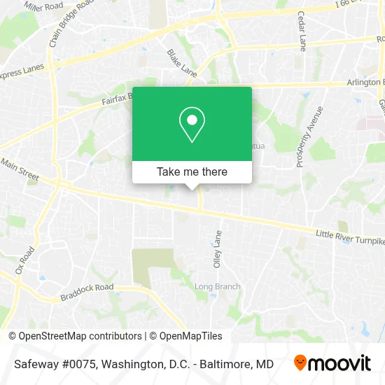Safeway #0075 map