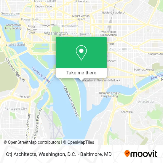 Otj Architects map