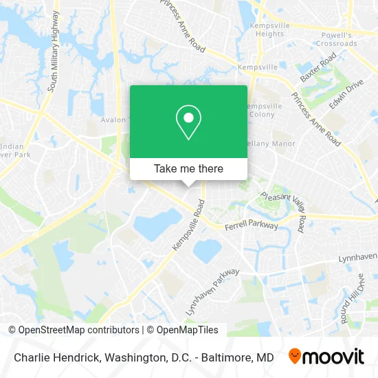 Charlie Hendrick map
