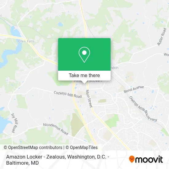 Amazon Locker - Zealous map