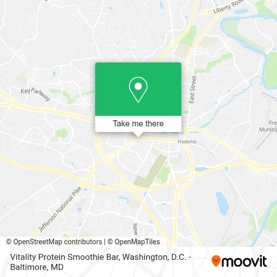 Vitality Protein Smoothie Bar map