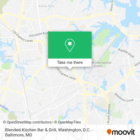 Blended Kitchen Bar & Grill map