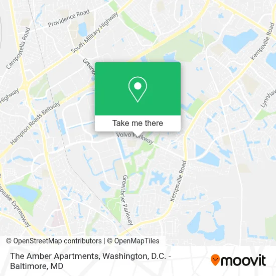 The Amber Apartments map