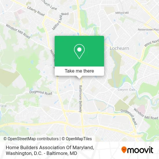 Home Builders Association Of Maryland map