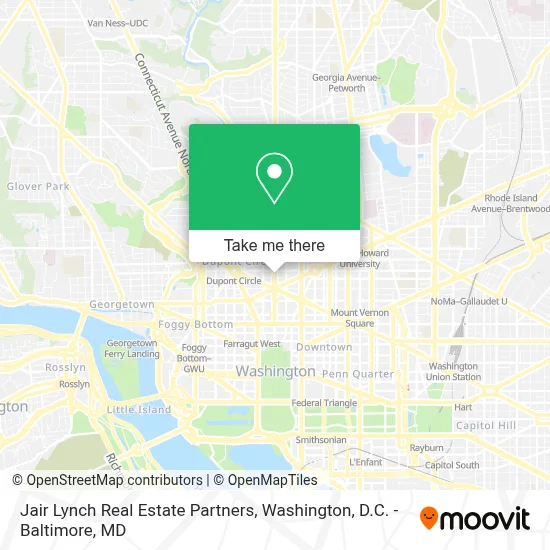 Jair Lynch Real Estate Partners map