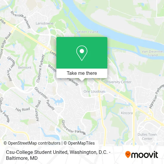 Csu-College Student United map