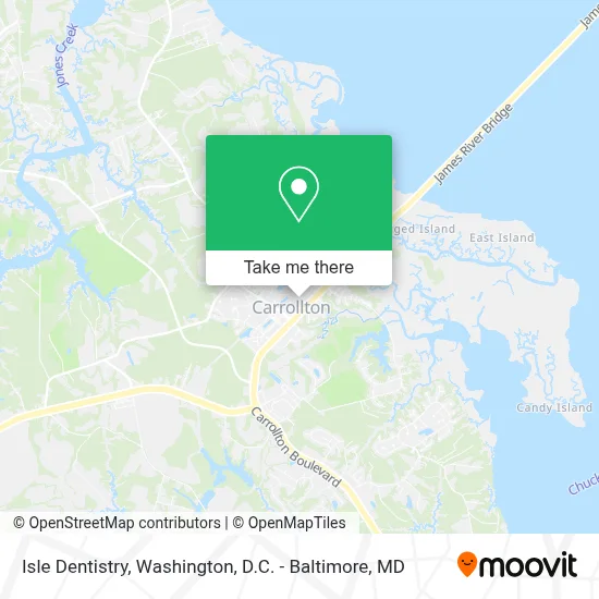 Isle Dentistry map