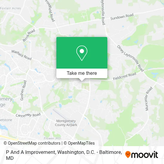 P And A Improvement map
