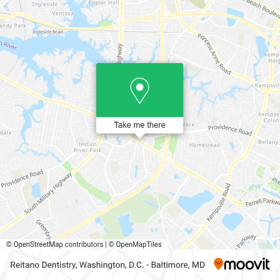 Reitano Dentistry map
