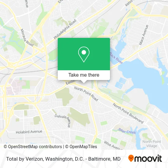 Total by Verizon map