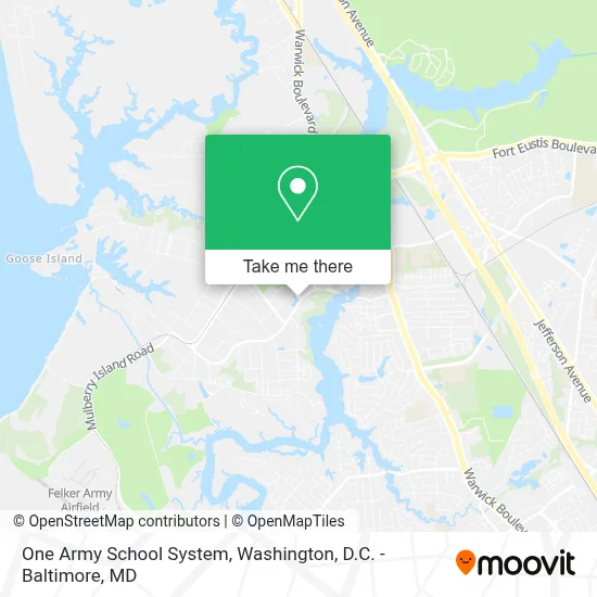 One Army School System map