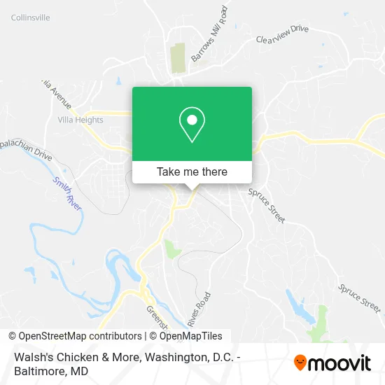 Walsh's Chicken & More map