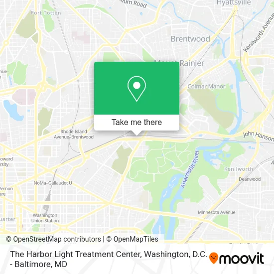 The Harbor Light Treatment Center map