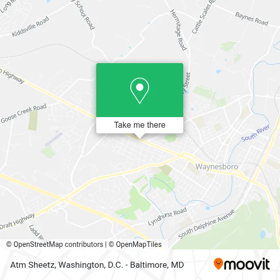 Atm Sheetz map