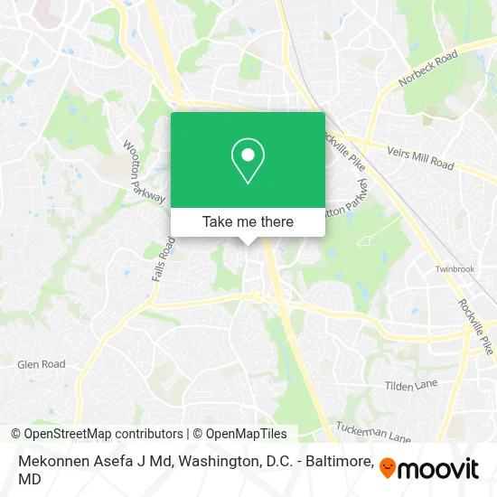 Mekonnen Asefa J Md map