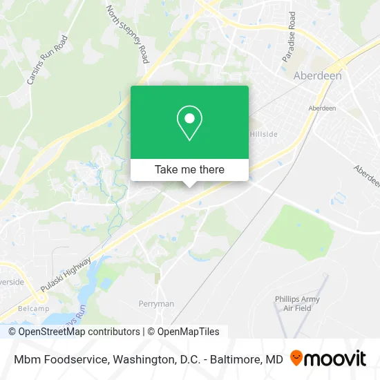 Mbm Foodservice map
