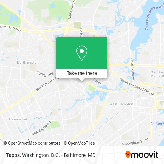 Tapps map