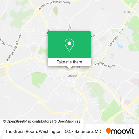 The Green Room map