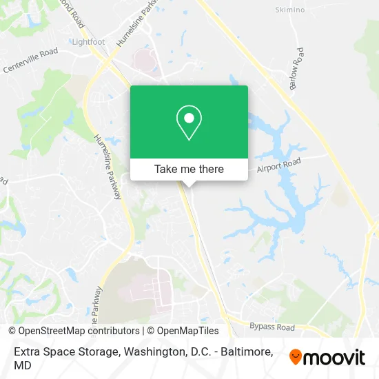 Extra Space Storage map