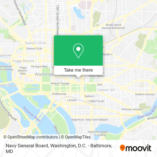 Navy General Board map