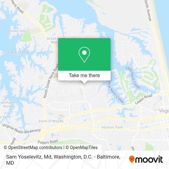 Sam Yoselevitz, Md map